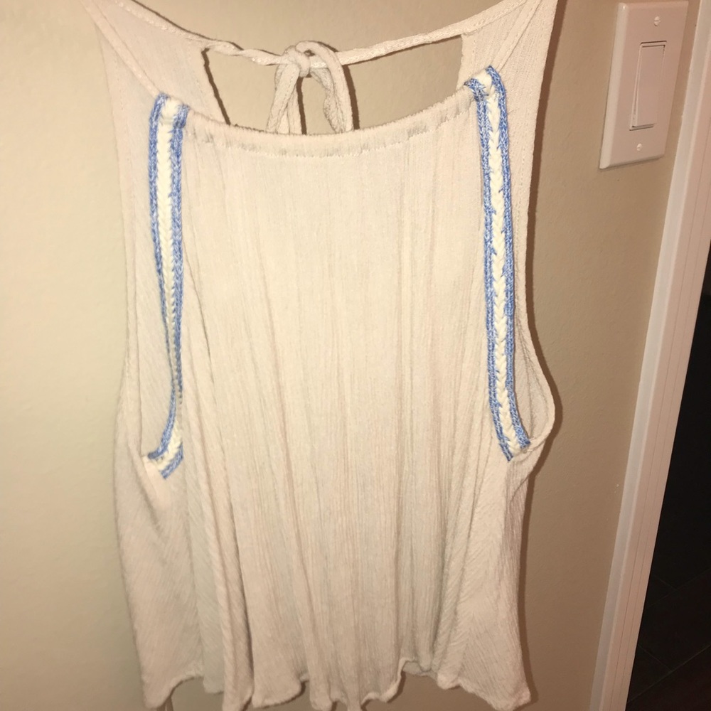 LA HEARTS cream tank top